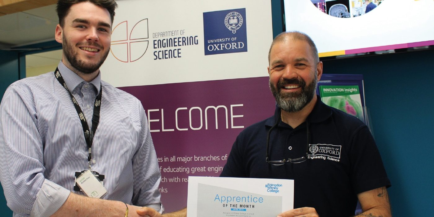Apprentice of the Month, April 2019: Darren Soden